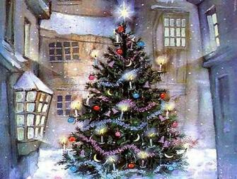 Christmas Tree Inside Desktop Pc And Mac Wallpaper