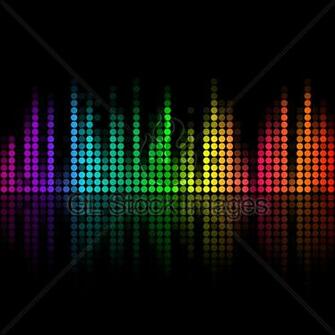 Music Bars Background Volume