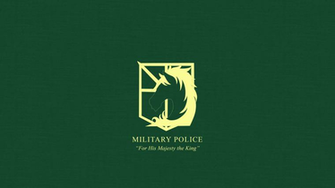 Military Police For His Majesty The King Emblem Logo Attack On Titan