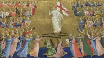 Probably By Fra Angelico Christ Glorified In The Court Of Heaven