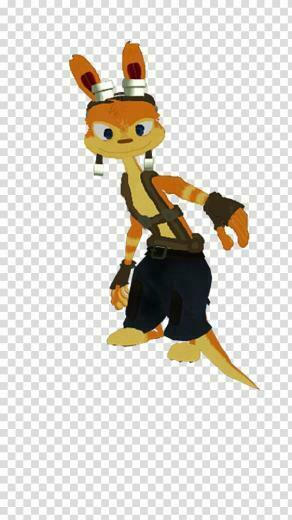Daxter Jak Giraffe Mascot Cartoon New Look Transparent