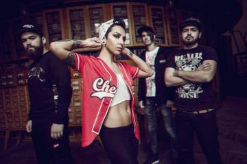 Jinjer Tatyana Shmayluk Metal Music Chromatic Aberration Wallpaper
