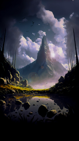 Beautiful HD Midjourney Ai Generated Wallpaper For Phone
