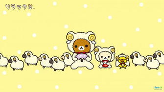 Love Kawaii Rilakkuma Wallpaper Happy New Year