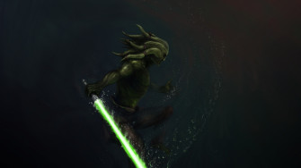 Wallpaper Dark Kit Fisto Star Wars Video