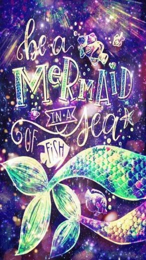 Mai On Vector Mermaid Wallpaper Art Galaxy
