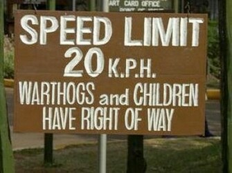 Funny Warning Signs Wallpaper