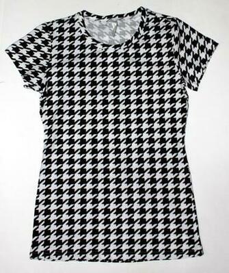 Houndstooth Shirt Women Ann Avenue Ladies