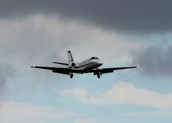 Netjetseurope Cessna 550b Citation Bravo Cs Dhq Bei Der Landung In