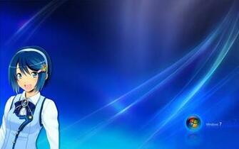 Anime Girls Personification Windows Wallpaper Desktop