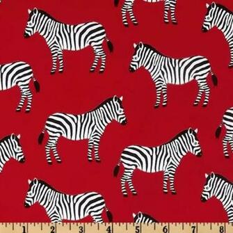 Zebra Red Just A Yard Reminds Me Of Scalamandre Zebras