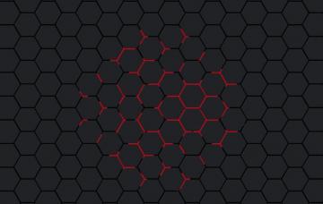 Dark Carbon Techno Vector Wallpaper For