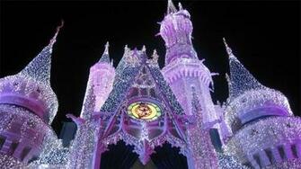Disney Castle Christmas Wallpaper HD