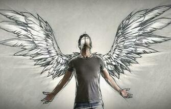 Wallpaper People Wings Angel Author Male Sketch Sebastien