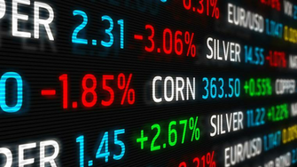 4k Stock Market Board Ticker Moving Animation Seamless