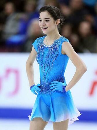 Evgenia Medvedeva Russia Ladies Short Program Skate
