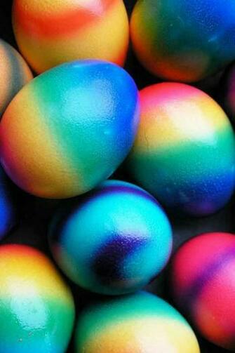 Colorful Easter Eggs iPhone Wallpaper