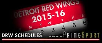 Schedules Detroit Red Wings Schedule