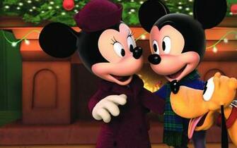 Minnie Mickey Mouse Christmas Wallpaper