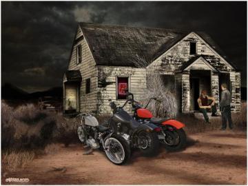 Biker Bar Wallpaper Top Background