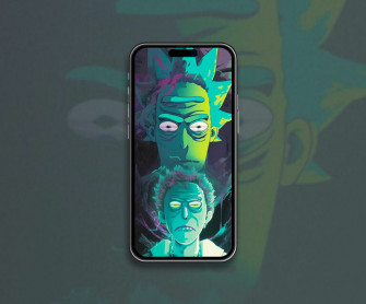 Rick And Morty Street Art Wallpaper