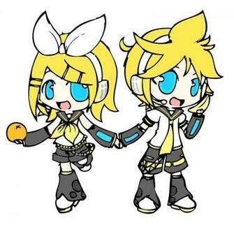 Rin Len Chibi By Minsunwolf