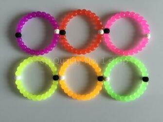 Princess White Pink Blue Green Purple Red Silicone Lokai Bracelet
