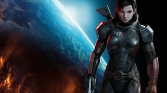 Mass Effect Wallpaper Femshep