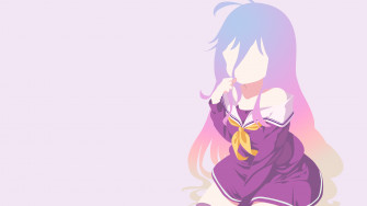Made This Minimal 4k Wallpaper Of Shiro Enjoy R Nogamenolife