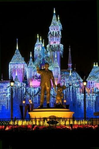 Christmas iPhone Wallpaper Castle In Anaheim Ca Tjn