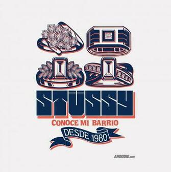 Ahoodie Stussy X 123klan