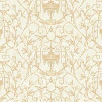 Gold White Grey Simonkee Psn105119 Damask Wallpaper Modern