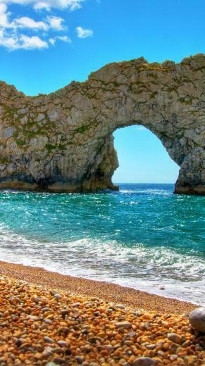 Durdle Door In Summer iPhone 5s Wallpaper