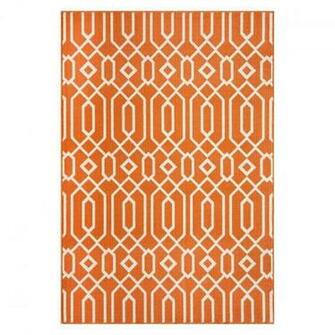Momeni Baja Collection Indoor Outdoor Baj Rug Orange
