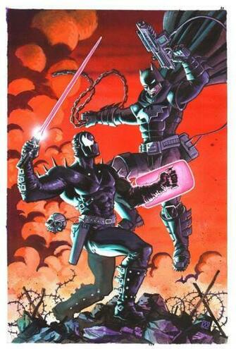 Grendel Prime Vs Batman Matt Wagner With Image Comic Art
