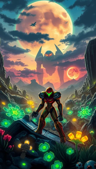 Metroid Phone Wallpaper