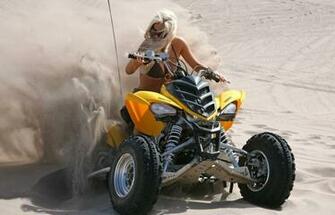 Wallpaper Atv Quad Girl By Hussky Customize Org