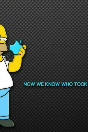 Homer Apple iPhone Wallpaper