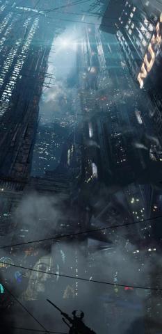 Blade Runner Phone Wallpaper By Paul Chadeisson