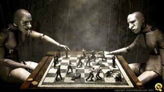 Wallpaper Vfx Art Dark Puppets God Politics