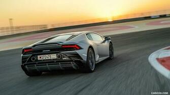 Lamborghini Hurac N Evo Rear HD Wallpaper