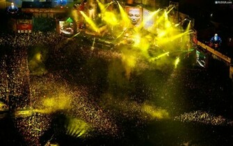 Tomorrowland Laser Show HD Wallpaper