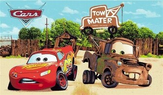 Mater And Lightning Mcqueen Cars Character Wallpaper