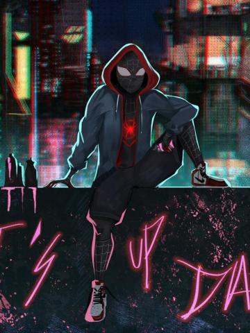 Miles Morales Hoodie Artwork What S Up