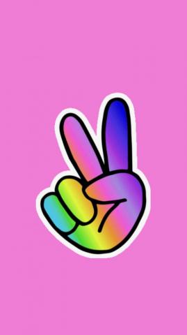 Peace Sign Hand Fingers