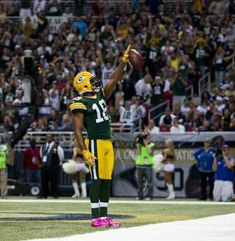 Randall Cobb Photos Green Bay Packers V St Louis