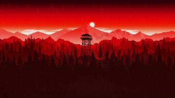 Red Firewatch R Wallpaper