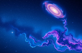 Blue Space Wallpaper