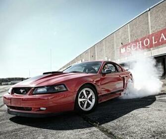 Burnout Mustang Wallpaper