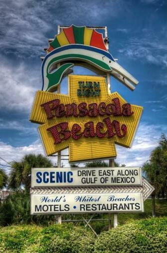 Pensacola Beach Sign By Efcooper